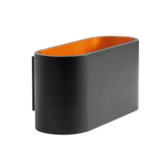 Wandlamp ovaal | zwart goud | verstelbaar strijklicht | G9 | moderne sfeerverlichting voor woonkamer de Highlight – photo produit 1 sur 3
