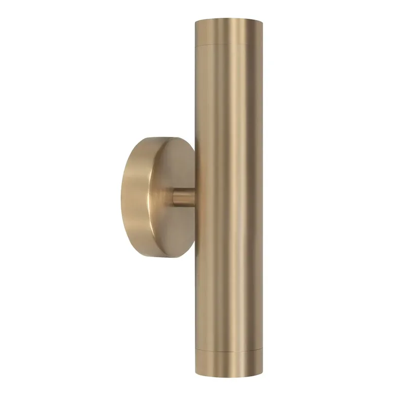 Wandlamp Perugia 2 lichts H 28 cm mat goud de Highlight – photo produit