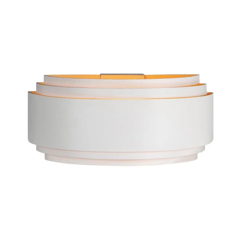 Wandlamp Sofia, breedte 30 cm, aluminium, E14 fra Highlight i Hvid – produktbillede