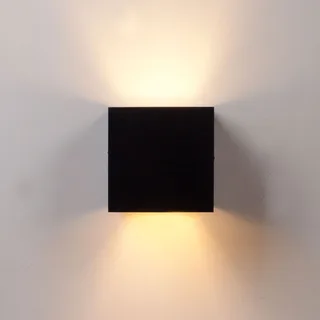 Wandlamp vierkant zwart goud | verstelbaar strijklicht | G9 | moderne sfeerverlichting voor hal von Highlight – Produktfoto 1 von 3