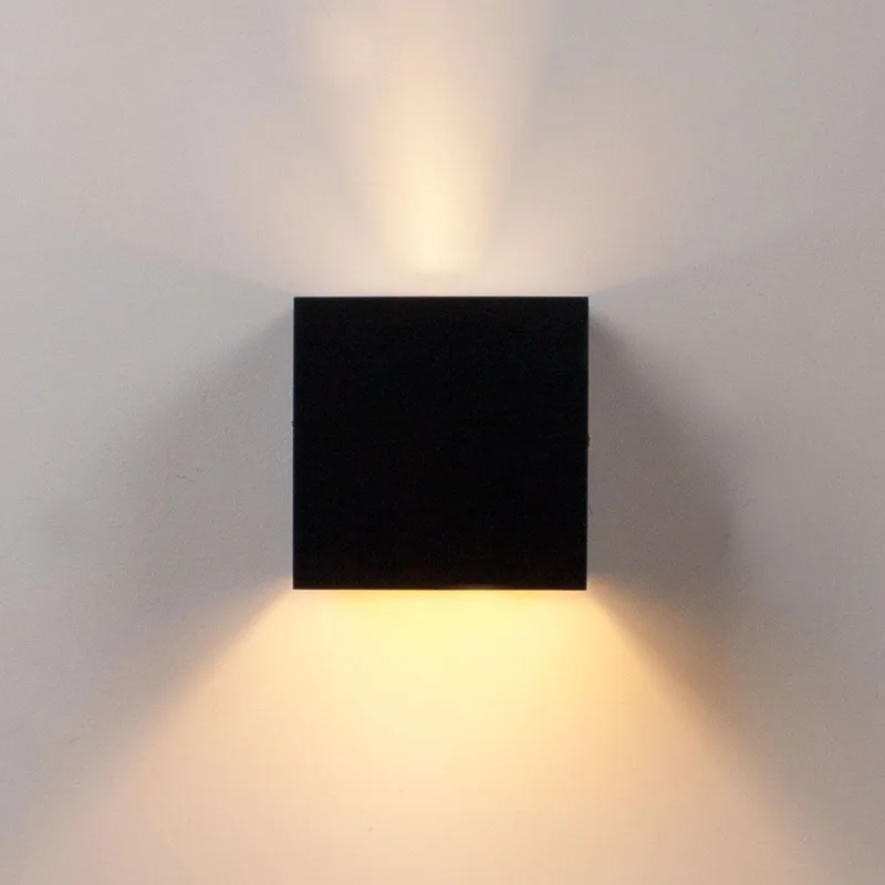 Wandlamp vierkant zwart goud | verstelbaar strijklicht | G9 | moderne sfeerverlichting voor hal von Highlight – Produktfoto 3 von 3