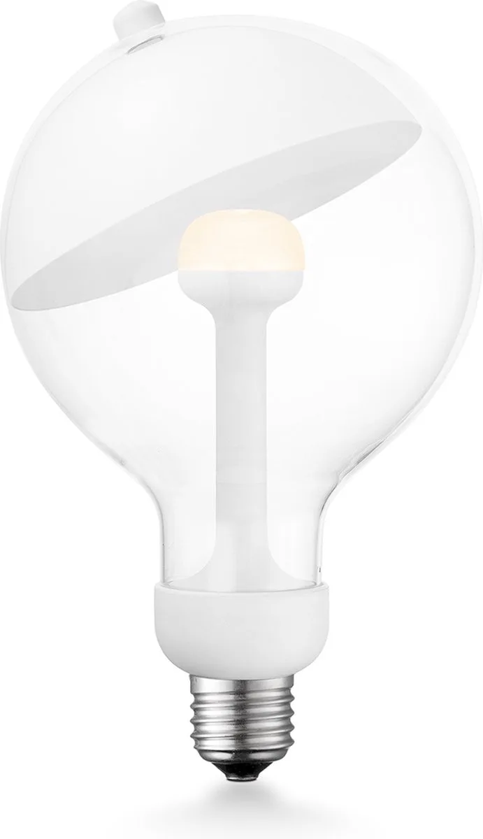 Design LED Lichtbron Move Me - Wit - 12/12/18.6cm - G120 Sphere LED lamp - Met verstelbare diffuser - Dimbaar - 5W 400lm 2700K de Home Sweet Home – photo produit