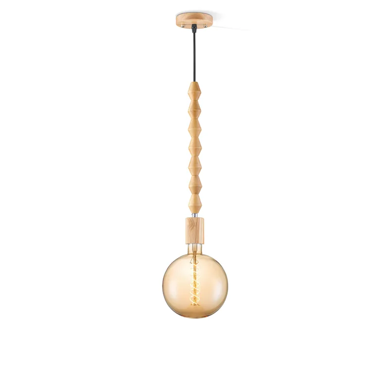 hanglamp Dana spiral g180 by Home Sweet Home in Amber – product photo