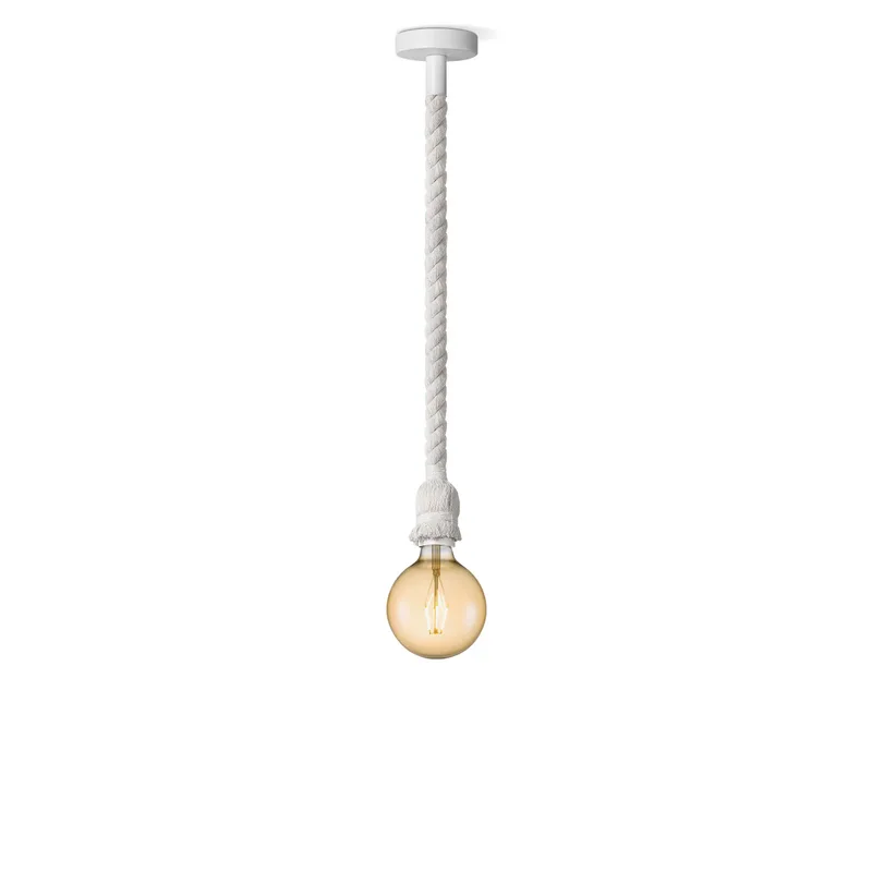 hanglamp Leonardo wit Globe g125 von Home Sweet Home in Amber – Produktfoto