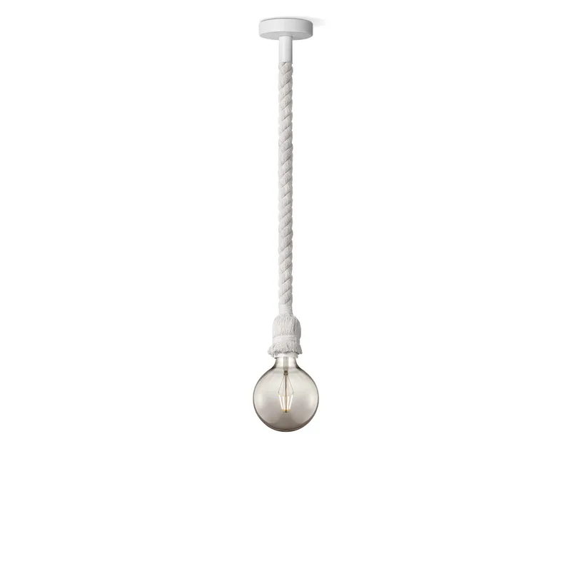 hanglamp Leonardo wit Globe g125 by Home Sweet Home in Smoke – product photo