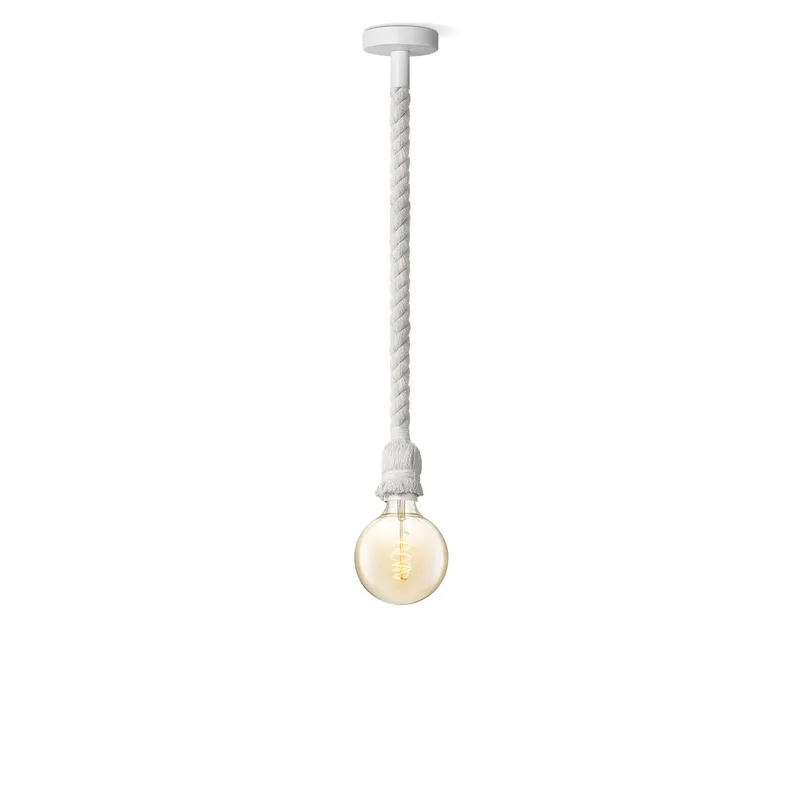 hanglamp Leonardo wit Spiral g125 de Home Sweet Home en Amber – photo produit