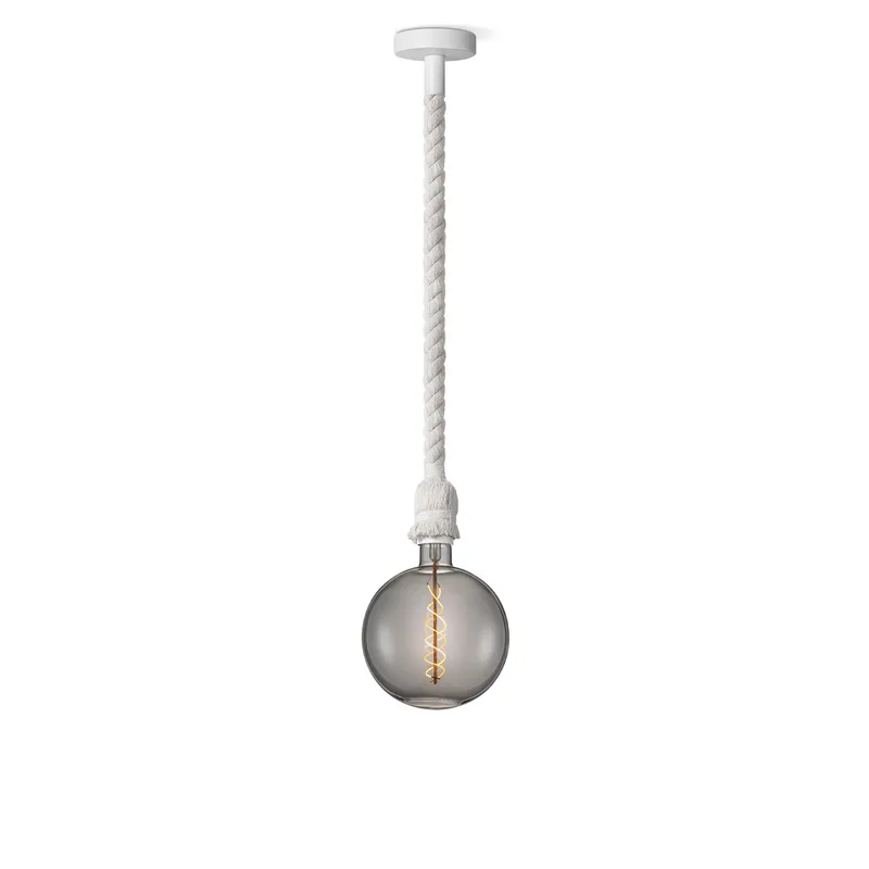 hanglamp Leonardo wit Spiral g180 de Home Sweet Home en Smoke – photo produit