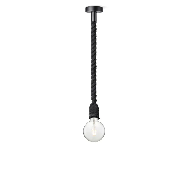 hanglamp Leonardo zwart Globe g125 de Home Sweet Home en Helder – photo produit