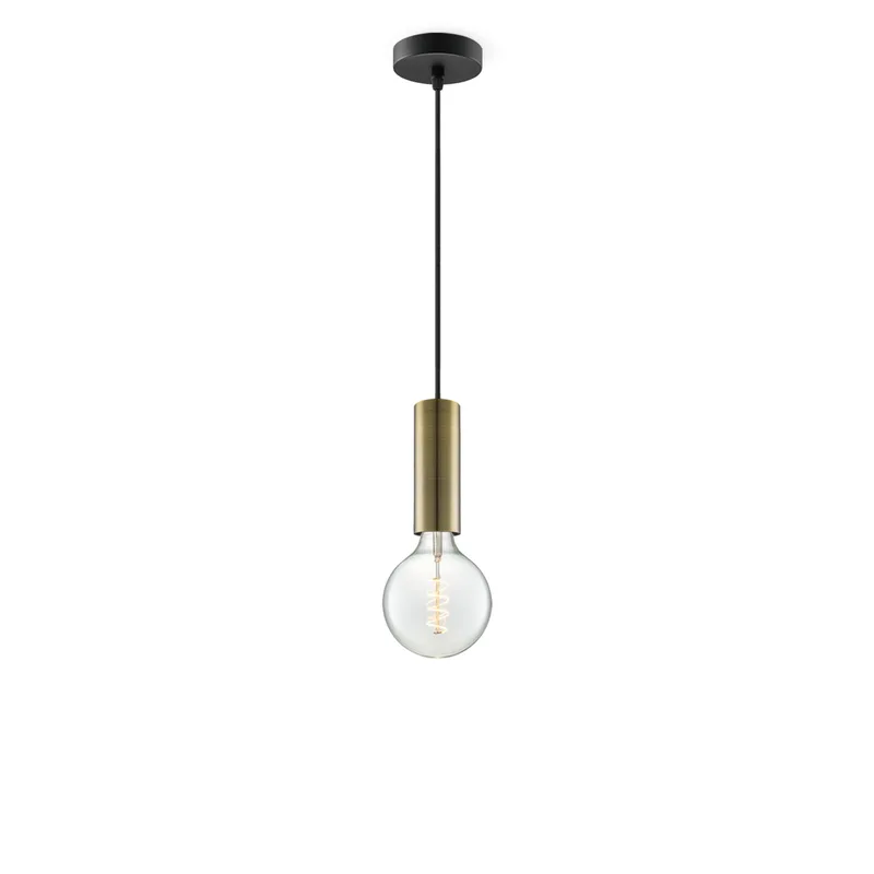 hanglamp Saga brons Spiral g125 van Home Sweet Home in Helder – productfoto