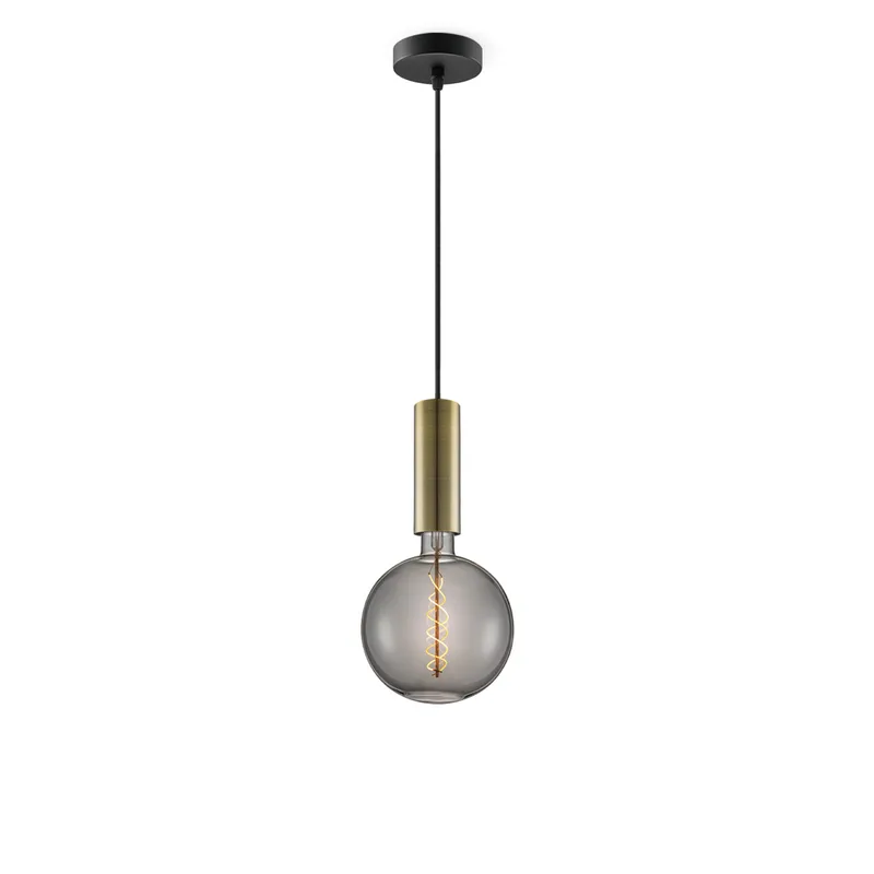 hanglamp Saga brons Spiral g180 de Home Sweet Home en Smoke – photo produit