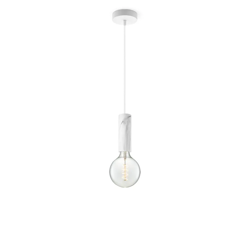 hanglamp Saga marmer Spiral g125 by Home Sweet Home in Helder – product photo