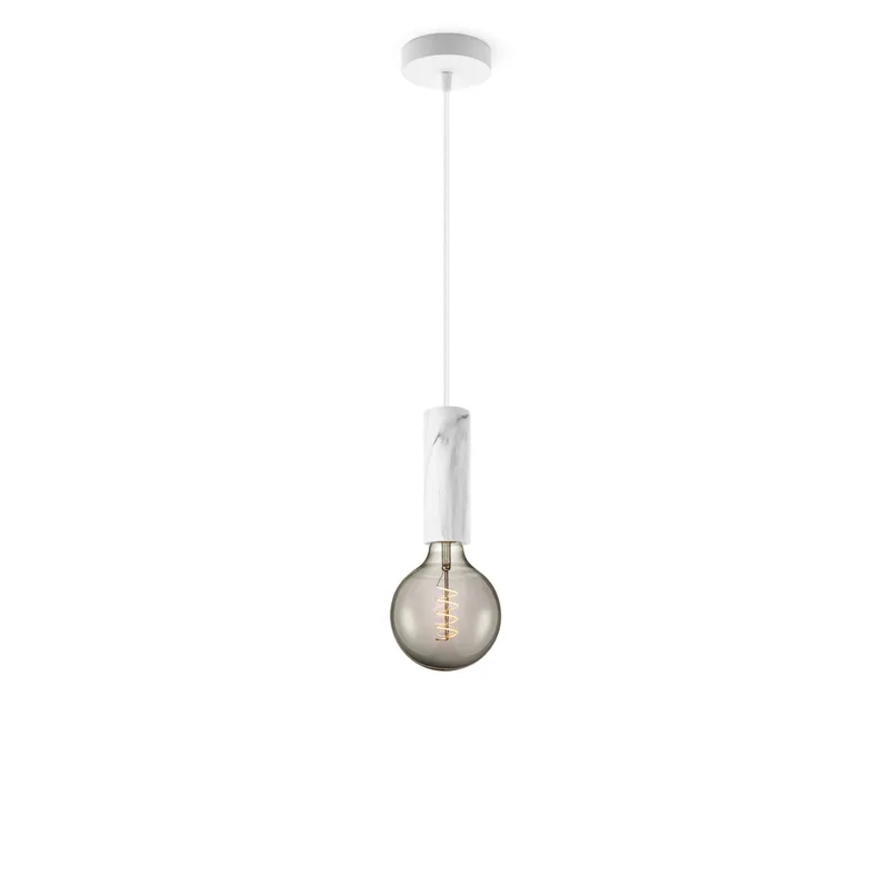 hanglamp Saga marmer Spiral g125 de Home Sweet Home en Smoke – photo produit