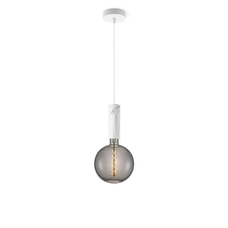 hanglamp Saga marmer Spiral g180 de Home Sweet Home en Smoke – photo produit