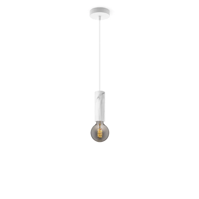 hanglamp Saga marmer Spiral g95 de Home Sweet Home en Smoke – photo produit