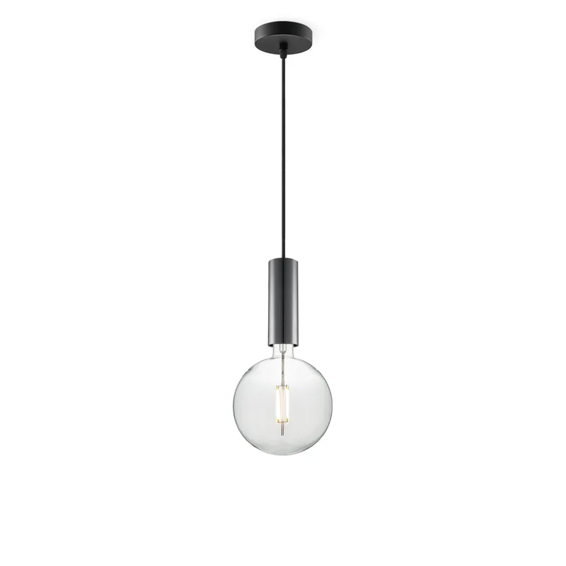 hanglamp Saga zwart Globe g180 von Home Sweet Home in Helder – Produktfoto