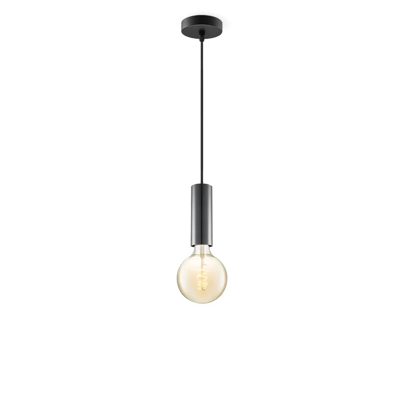 hanglamp Saga zwart Spiral g125 fra Home Sweet Home i Amber – produktbillede