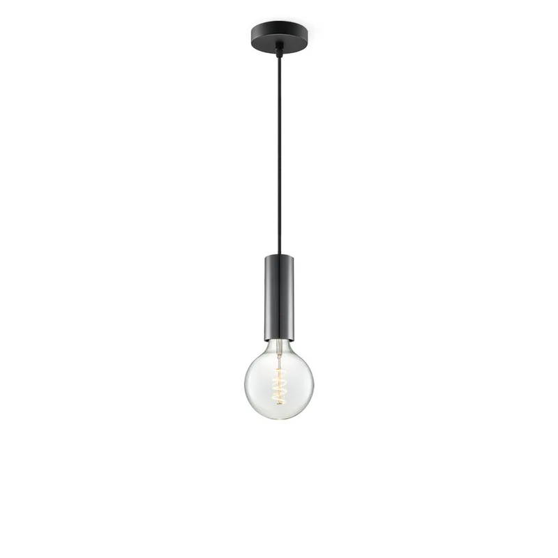 hanglamp Saga zwart Spiral g125 van Home Sweet Home in Helder – productfoto