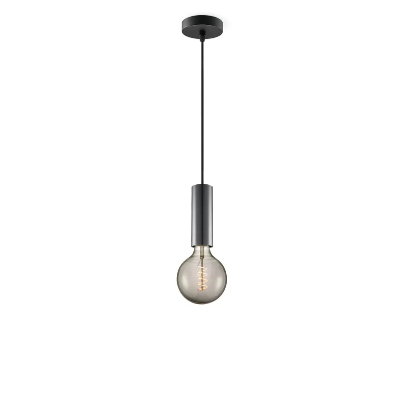 hanglamp Saga zwart Spiral g125 de Home Sweet Home en Smoke – photo produit
