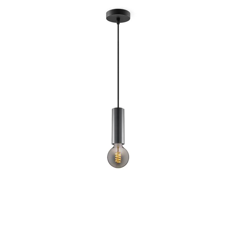hanglamp Saga zwart Spiral g95 von Home Sweet Home in Smoke – Produktfoto