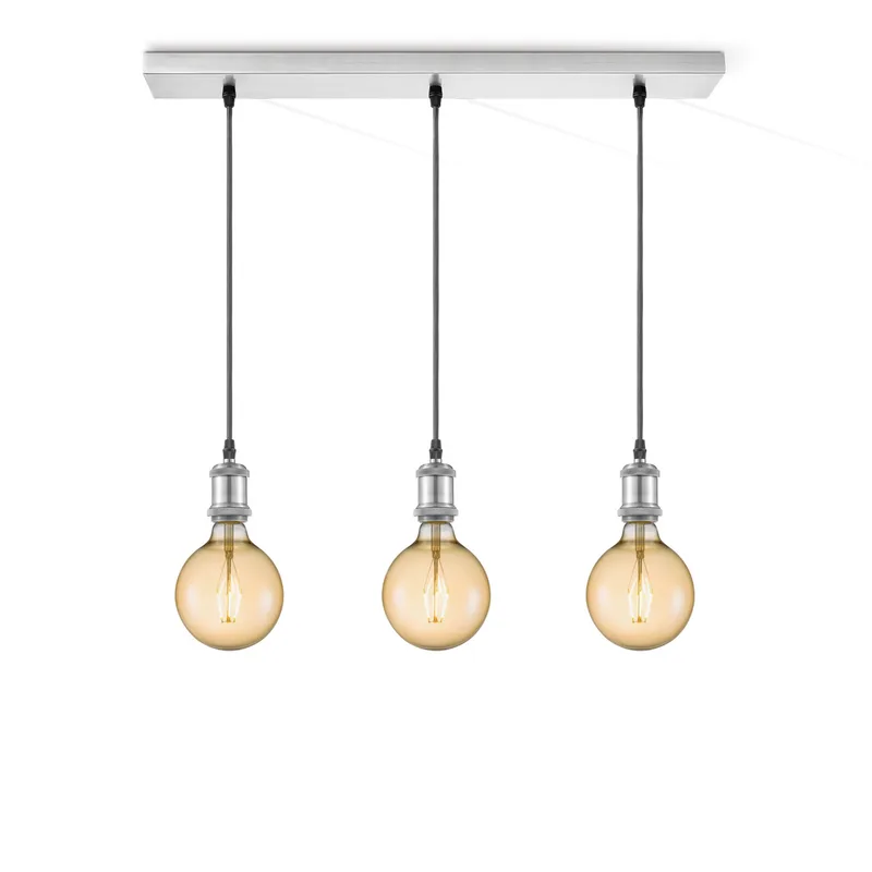 hanglamp Vintage 3L Beam Globe g125 van Home Sweet Home in Amber – productfoto