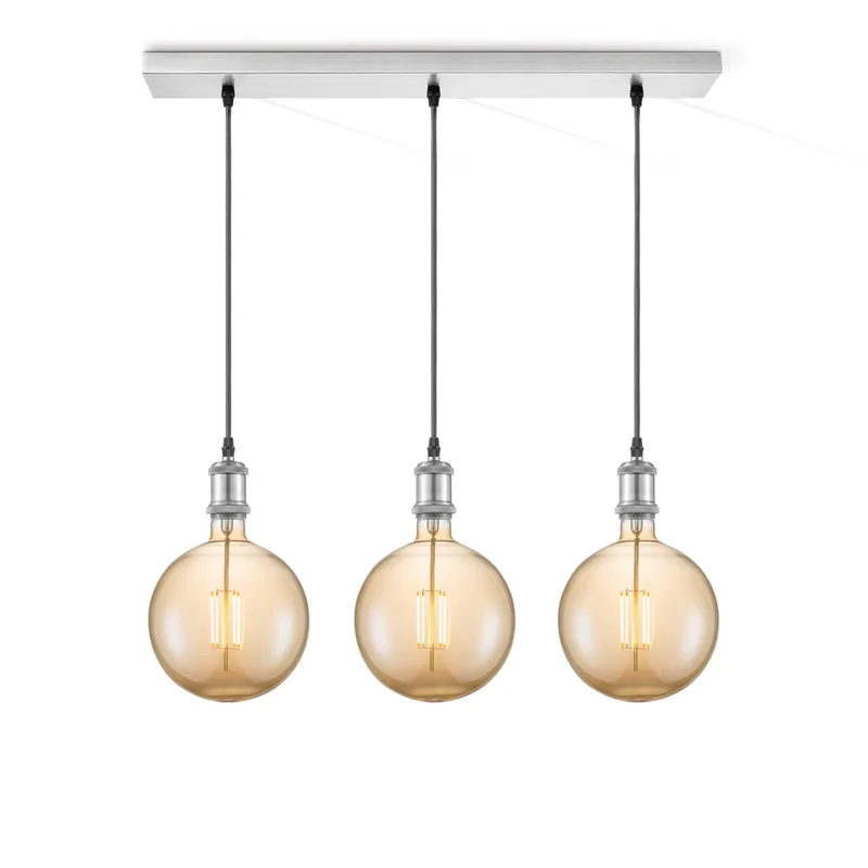 hanglamp Vintage 3L Beam Globe g180 de Home Sweet Home en Amber – photo produit
