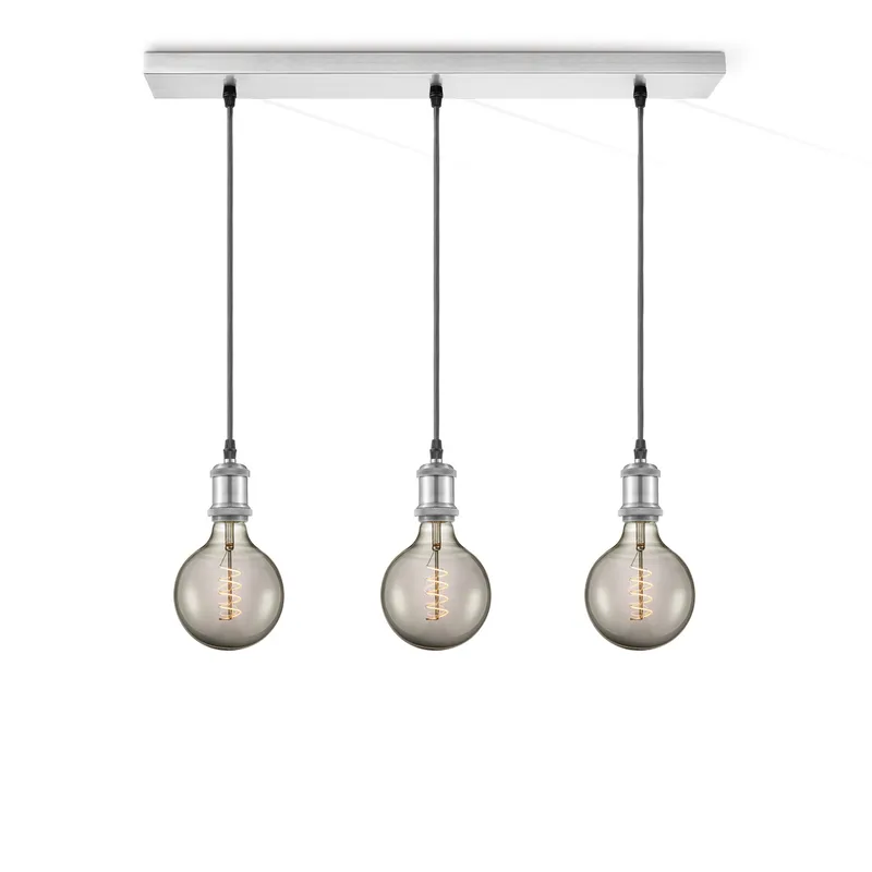 hanglamp Vintage 3L Beam Spiral g125 de Home Sweet Home en Smoke – photo produit