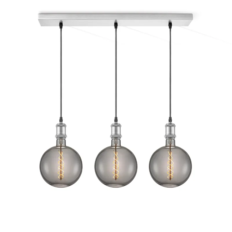 hanglamp Vintage 3L Beam Spiral g180 van Home Sweet Home in Smoke – productfoto