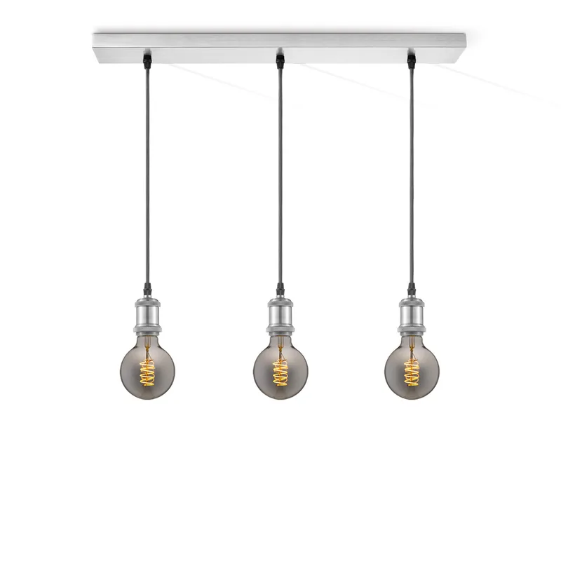 hanglamp Vintage 3L Beam Spiral g95 by Home Sweet Home in Smoke – product photo