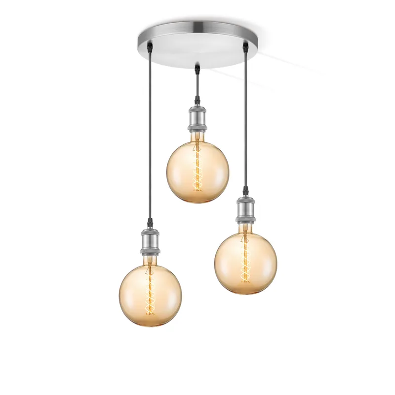 hanglamp Vintage 3l Spiral g180 by Home Sweet Home in Amber – product photo
