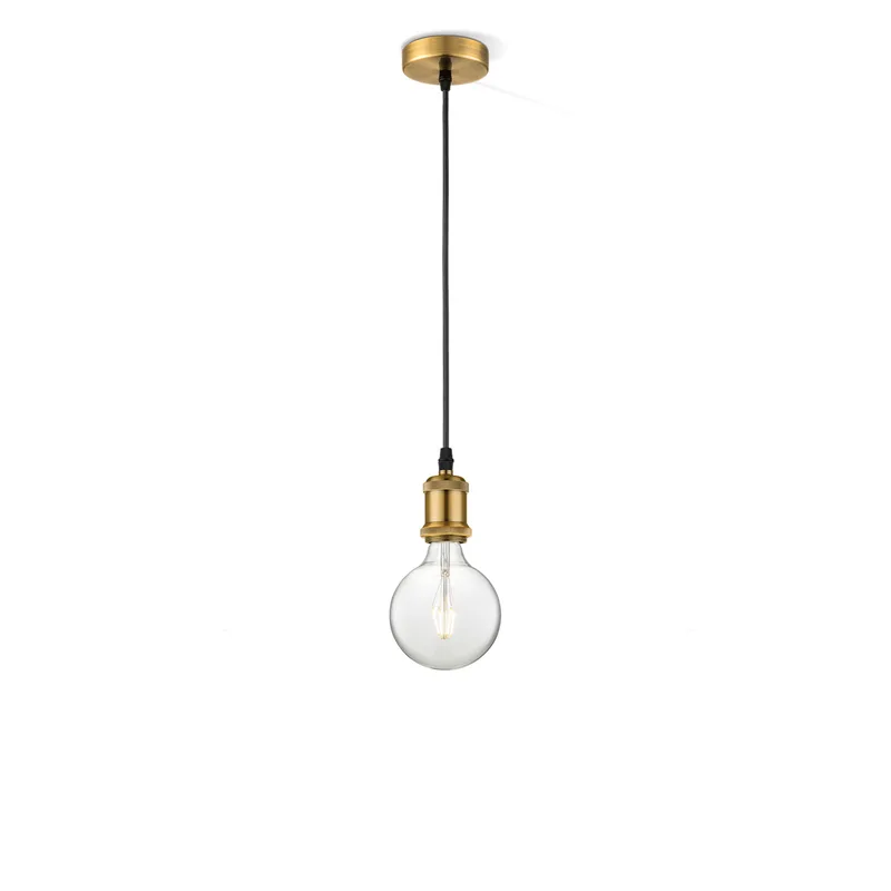 hanglamp Vintage Globe g125 - Brons van Home Sweet Home in Helder – productfoto
