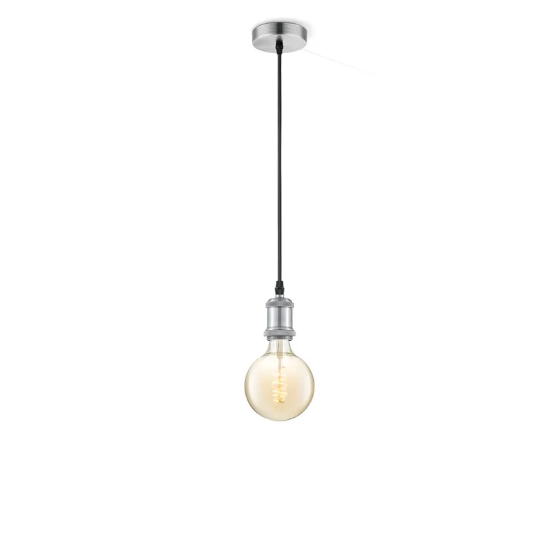 hanglamp Vintage Spiral g125 - Mat staal van Home Sweet Home in Amber – productfoto