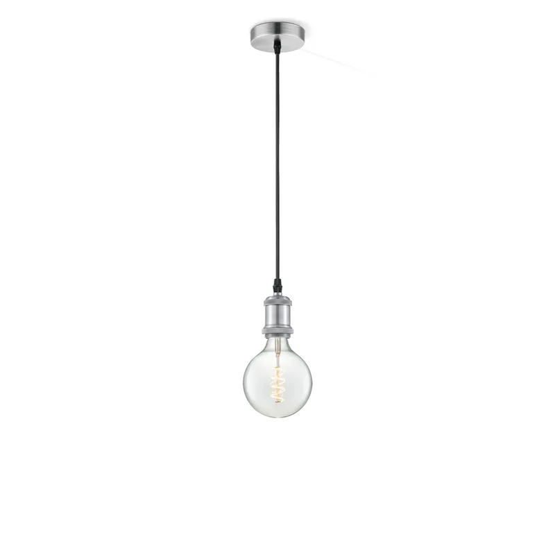 hanglamp Vintage Spiral g125 - Mat staal van Home Sweet Home in Helder – productfoto