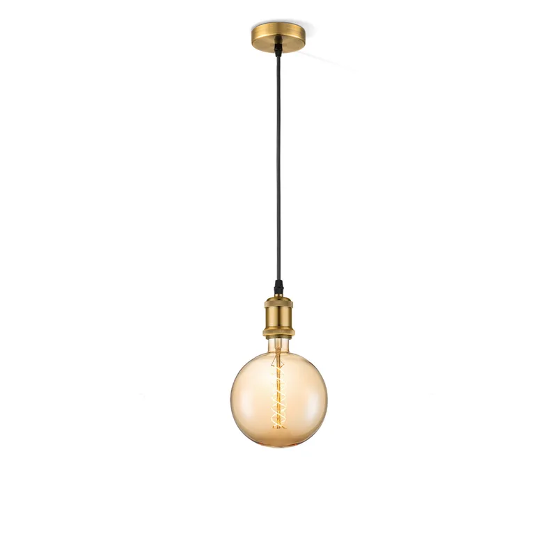 hanglamp Vintage Spiral g180 - Brons by Home Sweet Home in Amber – product photo