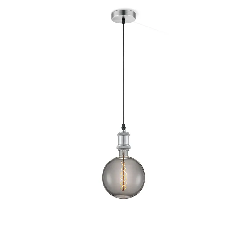hanglamp Vintage Spiral g180 - Mat staal van Home Sweet Home in Smoke – productfoto