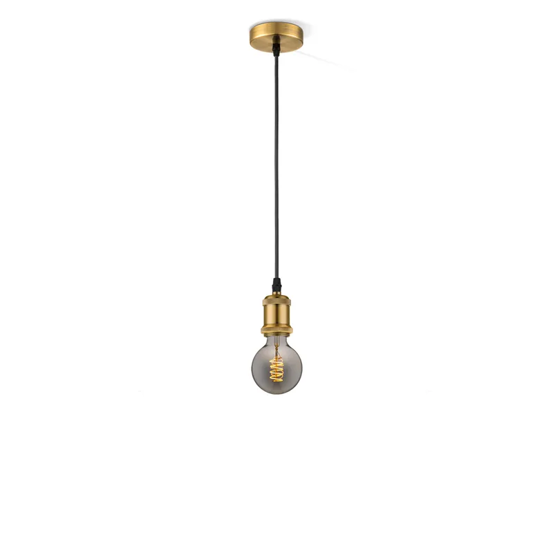 hanglamp Vintage Spiral g95 - Brons de Home Sweet Home en Smoke – photo produit