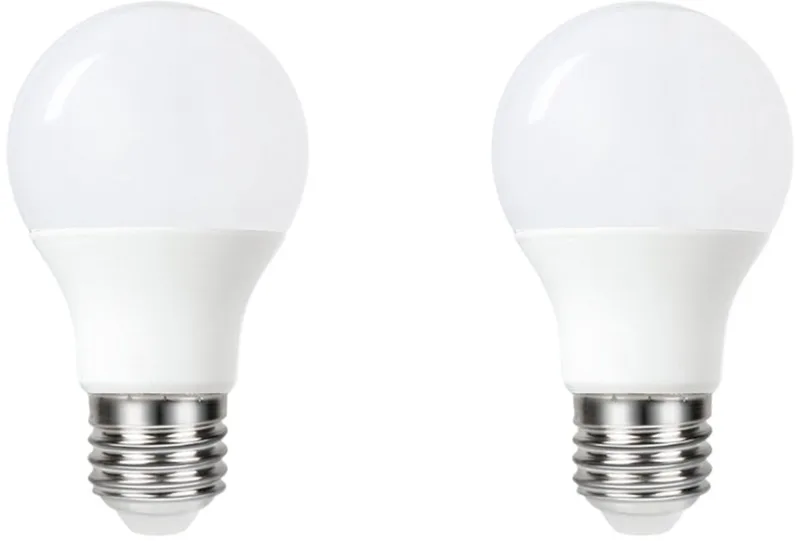 2 Pack - E27 Led Bol Lamp A60 - 4.8W - 470 Lm - 5000K Daglicht Wit - Non Dimmable van Integral LED – productfoto