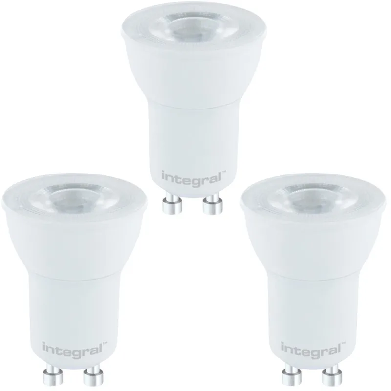 3 Pack - 35mm GU10 Led Spot 2.8W - 270 Lumen - 2700K Warm Wit van Integral LED – productfoto