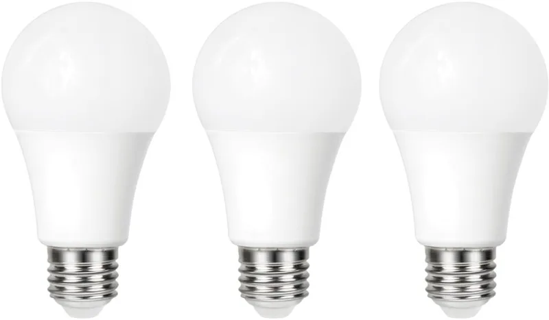 3 Pack - E27 Day/Night Auto Sensor LED Lamp, 2700K, 4.8W, 470 Lumen, non dimmable de Integral LED – photo produit