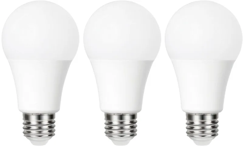 3 Pack - E27 Day/Night Auto Sensor LED Lamp, 5000K, 4,8W, 470 Lumen, non dimmable fra Integral LED – produktbillede
