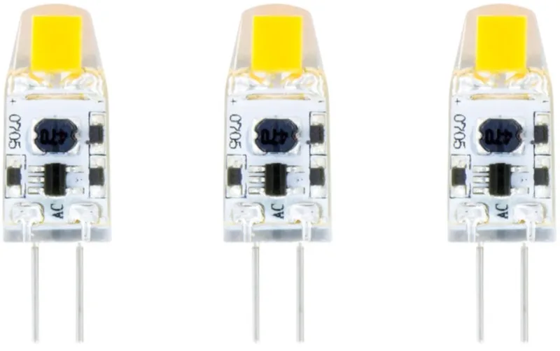 3 Pack - G4 1W Led Lamp - 100 Lumen - 2700K Warm wit fra Integral LED – produktbillede