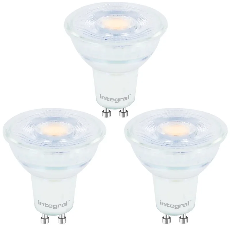 3 Pack - Integral GU10 LED Spot - 3.6W - 2700K Warm Wit - Non Dimmable de Integral LED – photo produit