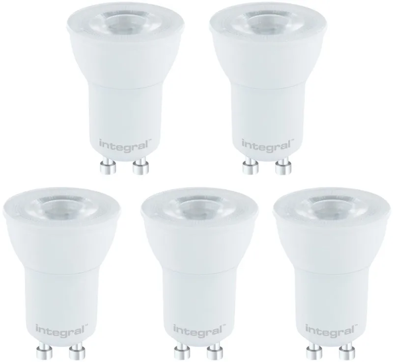5 Pack - 35mm GU10 Led Spot 2.8W - 270 Lumen - 2700K Warm Wit de Integral LED – photo produit
