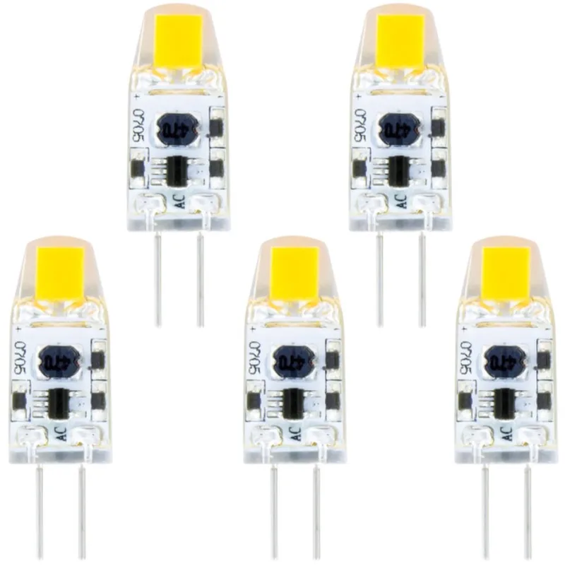 5 Pack- G4 1W Led Lamp - 100 Lumen - 4000K Neutraal wit de Integral LED – photo produit