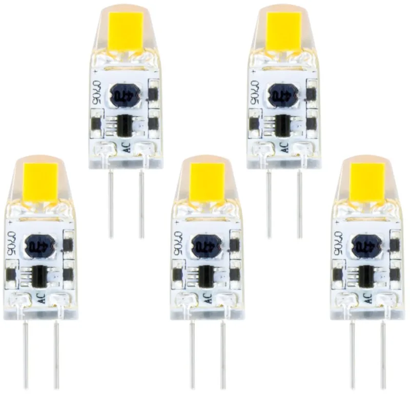 5 Pack - G4 1W Led Lamp - 100Lumen - 2700K Warm wit de Integral LED – photo produit