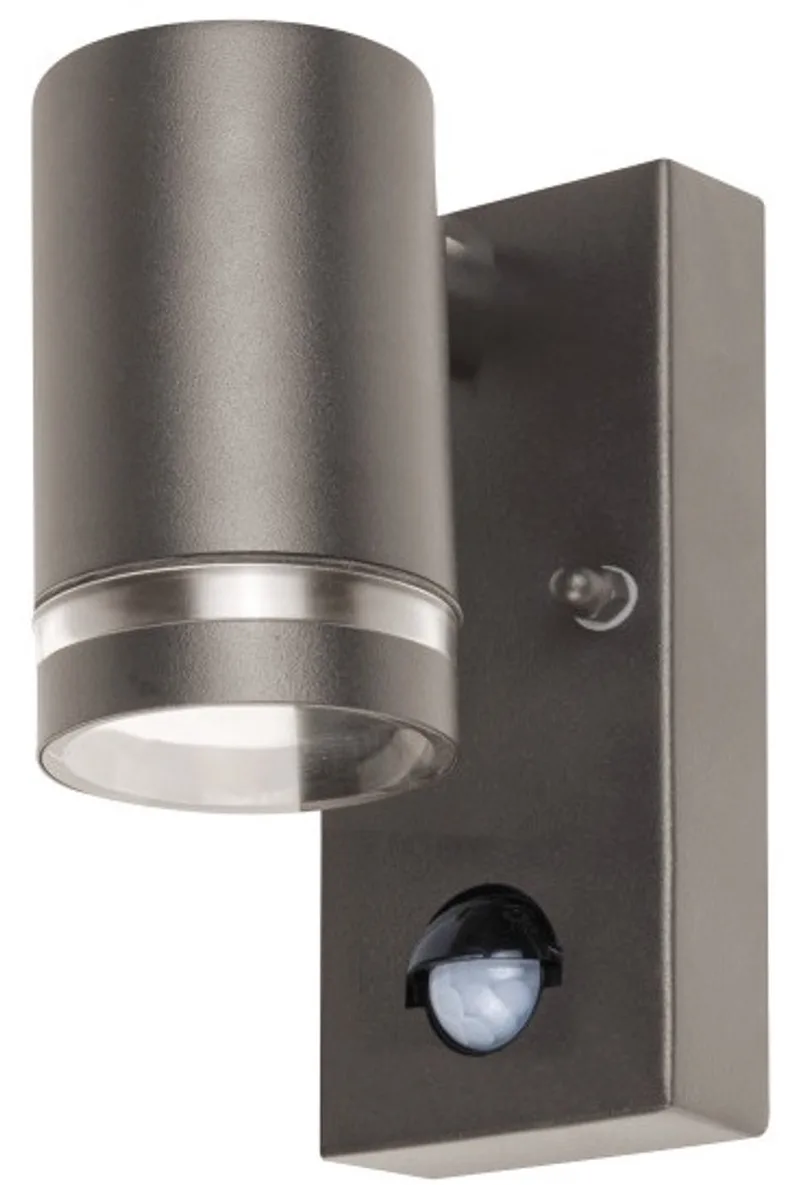 buiten wandlamp met sensor IP54 voor 1x GU10 LED lamp (niet inbegrepen) Buitenlamp | GU10 | Max 1x 5W exclusief de Integral LED en Anthracite – photo produit