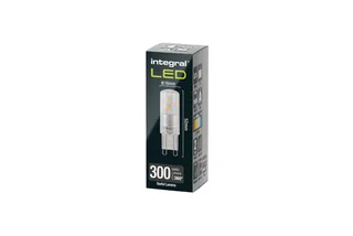 Capsule steeklampje - G9 - 2.7W - Koel Wit - 4000K - Dimbaar fra Integral LED – produktbillede 2 af 2