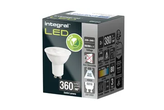 GU10 LED spot - 2 watt - 4000K Neutraal wit - 360 lumen - Niet dimbaar - Energielabel A de Integral LED – photo produit 2 sur 2