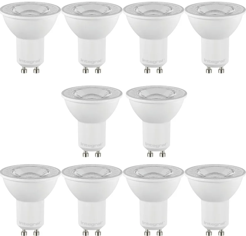 GU10 LED spot - 5.7 watt - 4000K neutraal wit - 660 lumen - dimbaar fra Integral LED – produktbillede