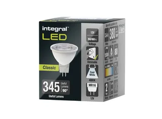 GU5.3 LED spot - 3,4 watt - 4000K - 380 lumen - 12V - Dimbaar de Integral LED – photo produit 2 sur 2