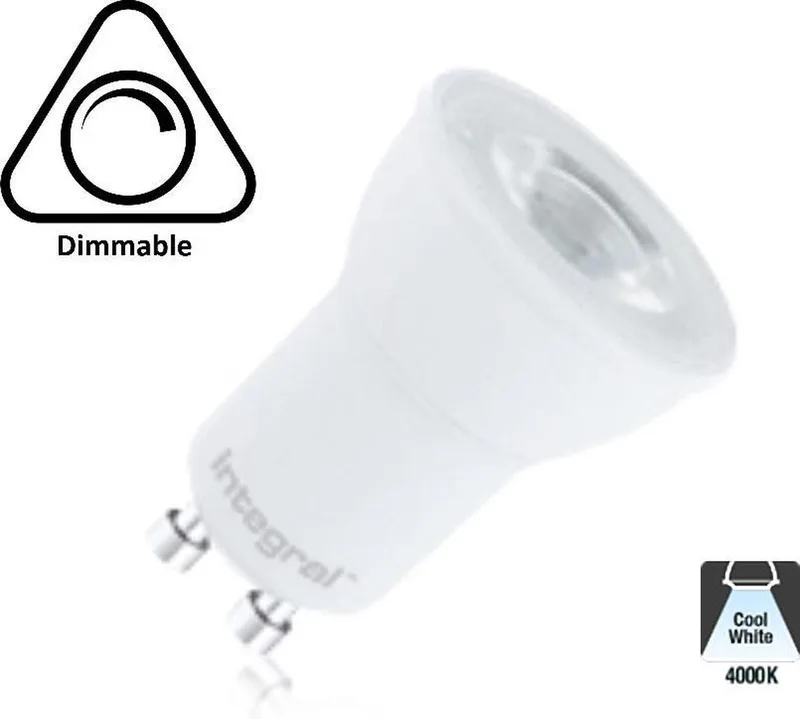 Ilon Led-lamp - GU10 - 4000K Wit licht - 4 Watt - Dimbaar från Integral LED – produktbild